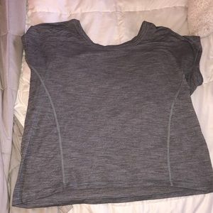 ❌DONATED❌ Grey Lululemon back cut out T-shirt